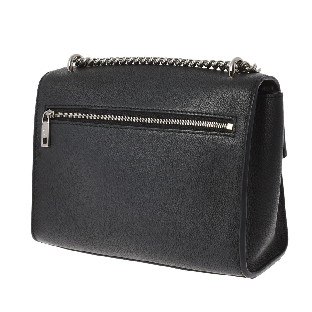 Louis Vuitton Black My Bag Chain Shoulder Me Leather Lock